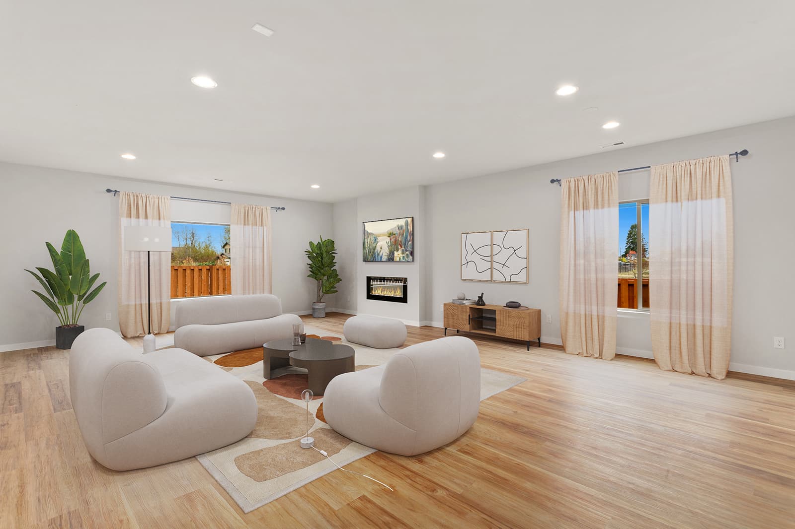 Contemporary Family Room